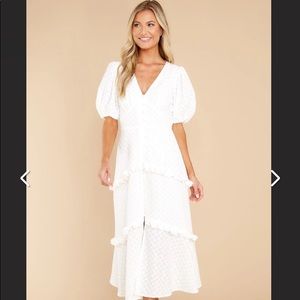 MINKPINK Meda White Midi Dress